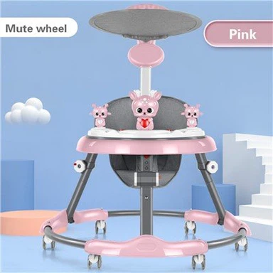 पहियों के साथ बेबी वॉकर